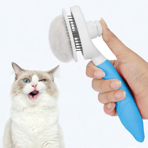 Self-Cleaning Slicker Brush